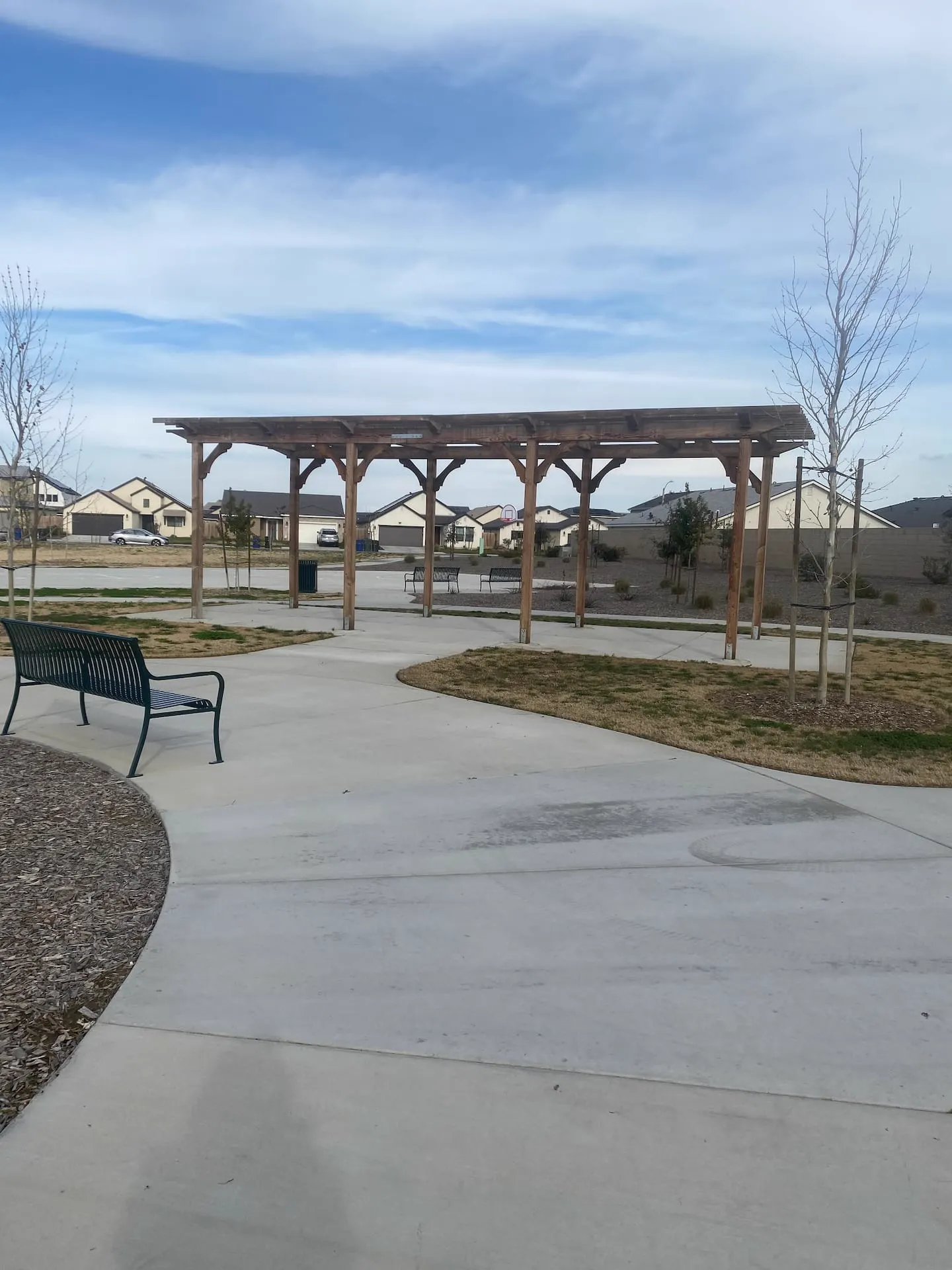 The neighbourhood park near The Arith House
